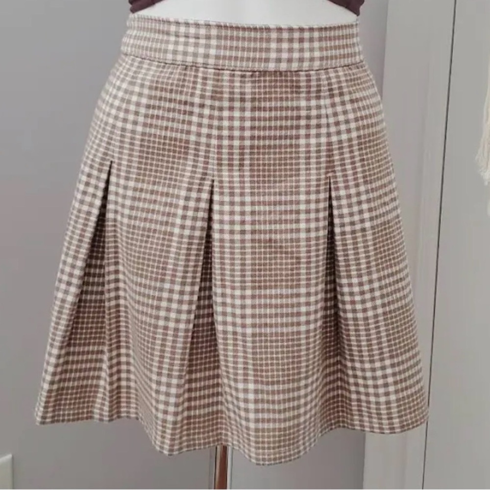 Hollister Y2k Ultra High Rise Preppy Plaid Pleated Schoolgirl Skirt Sz M